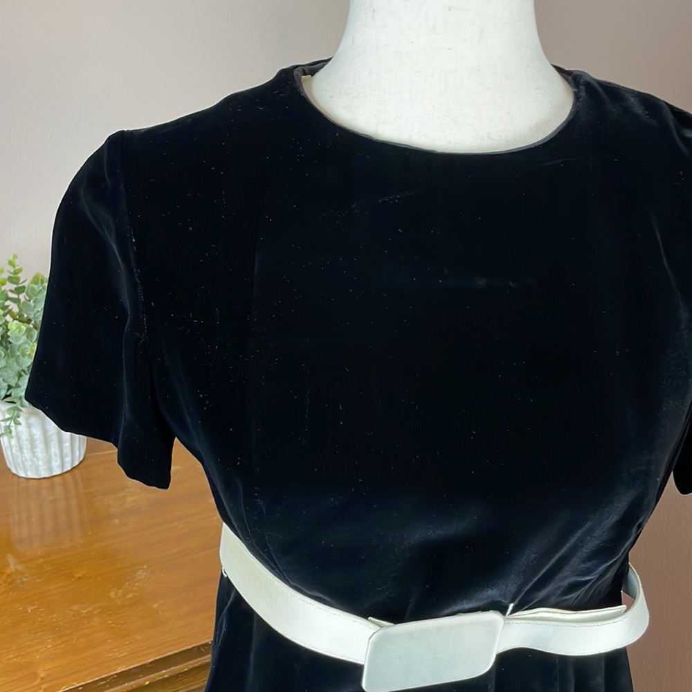 Vintage Johnnye velvet dress - Picture 2 of 5